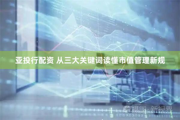 亚投行配资 从三大关键词读懂市值管理新规